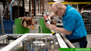 Fensterproduktion nachher Direct Glazing