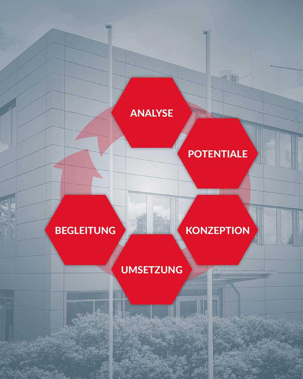 Übersichtliche Grafik der Leistungen von CREFORM