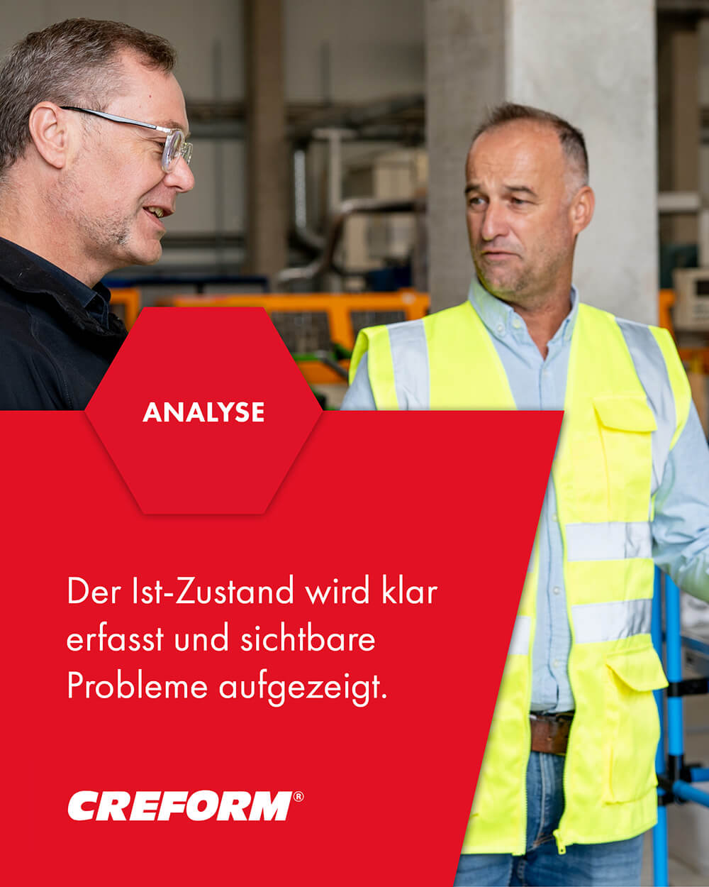 Grafik für die Analyse bei CREFORM