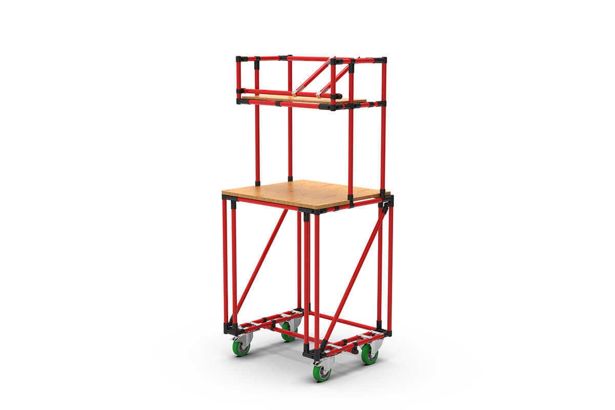 Unbestücktes Arbeitsplatzsystem Modell