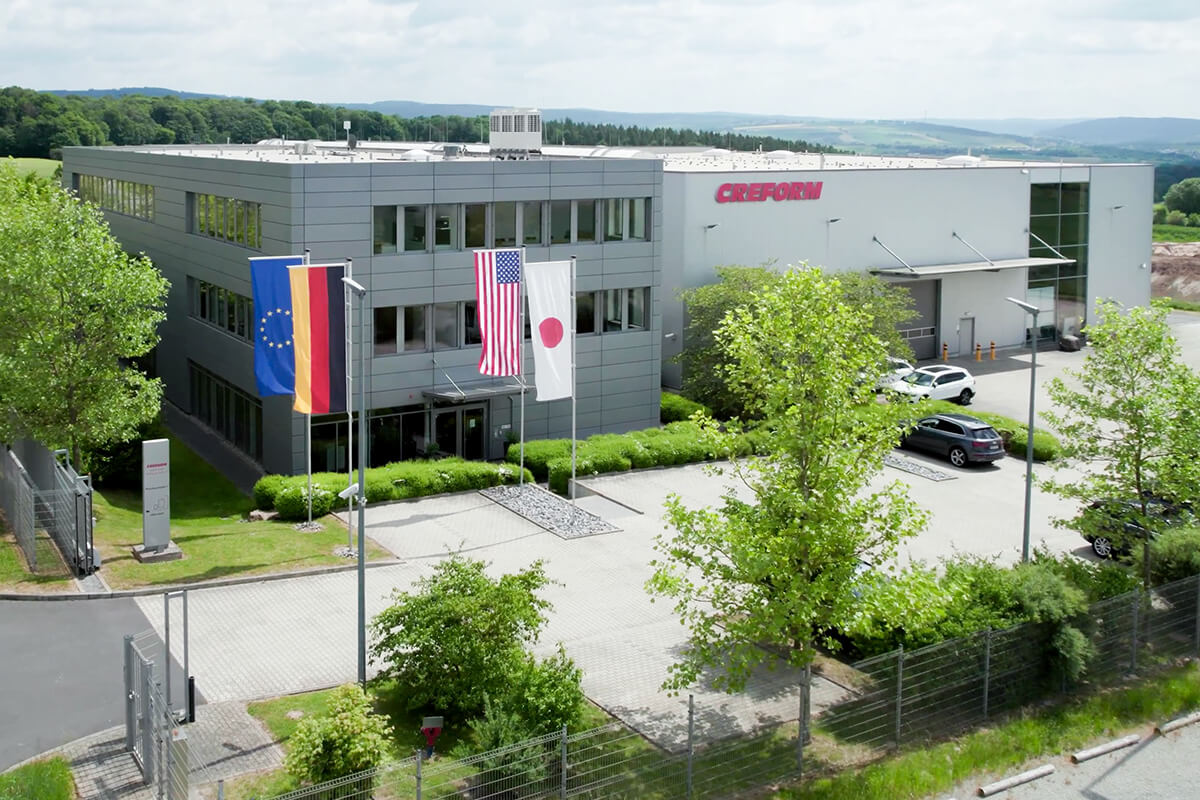 Luftaufnahme des CREFORM Gebäudes